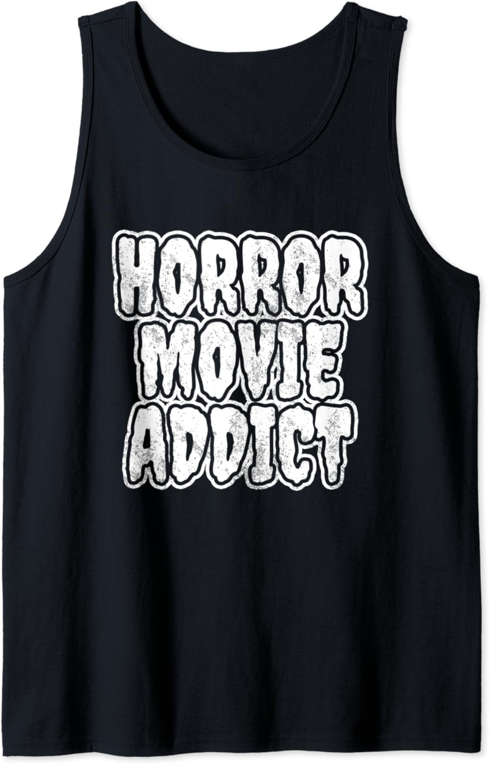 Horror Movie Addict Tank Top Amazon.co.uk Fashion